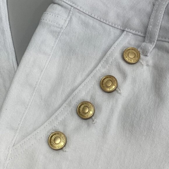 The Noli Shop Women’s Allegra Bootcut High-Rise Jeans – White – Size 28 - Picture 7 of 10